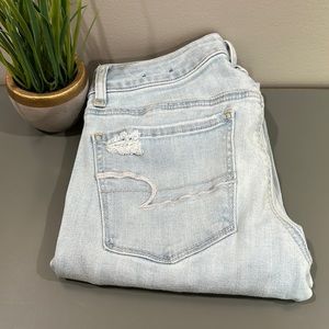 American eagle super stretch jeans size 4
